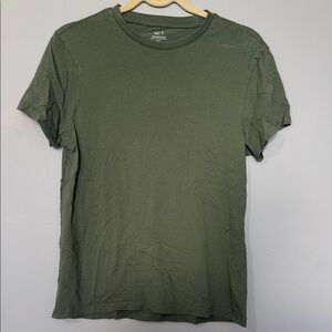 H&M Men's Olive Crew Neck Short Sleeve Tee